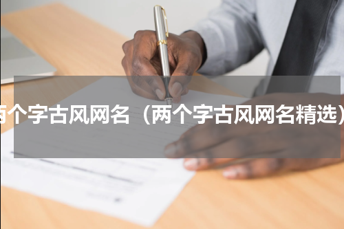 两个字古风网名（两个字古风网名精选）