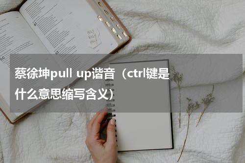 蔡徐坤pull up谐音（ctrl键是什么意思缩写含义）