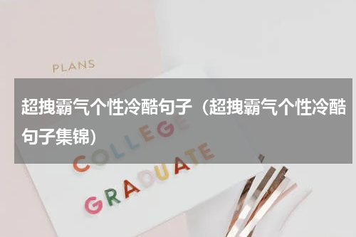超拽霸气个性冷酷句子（超拽霸气个性冷酷句子集锦）