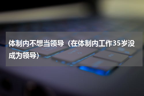 体制内不想当领导（在体制内工作35岁没成为领导）