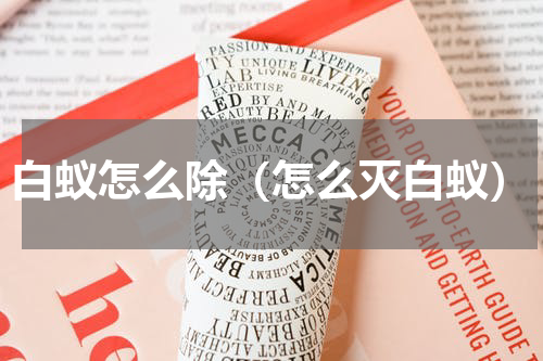 白蚁怎么除（怎么灭白蚁）