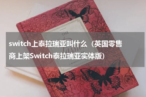 switch上泰拉瑞亚叫什么（英国零售商上架Switch泰拉瑞亚实体版）