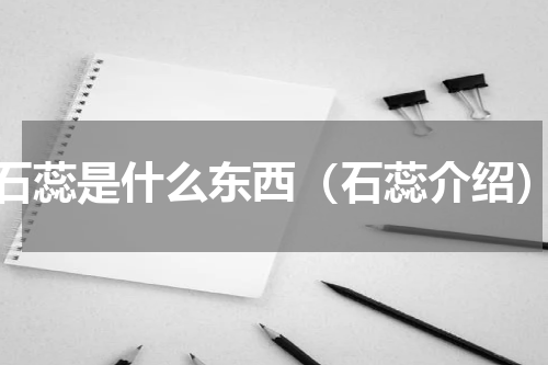 石蕊是什么东西（石蕊介绍）