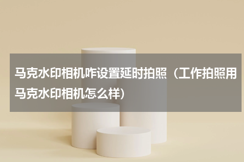 马克水印相机咋设置延时拍照（工作拍照用马克水印相机怎么样）