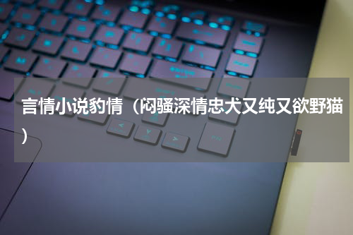 言情小说豹情（闷骚深情忠犬又纯又欲野猫）