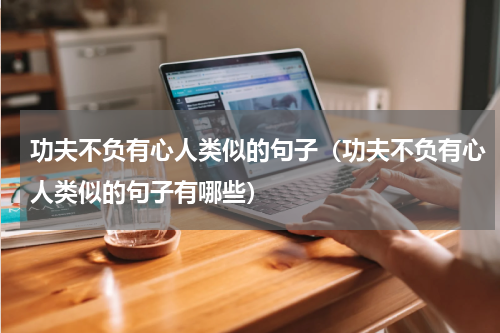 功夫不负有心人类似的句子（功夫不负有心人类似的句子有哪些）