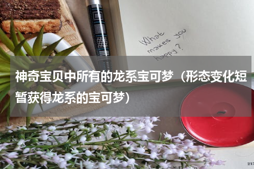 神奇宝贝中所有的龙系宝可梦（形态变化短暂获得龙系的宝可梦）