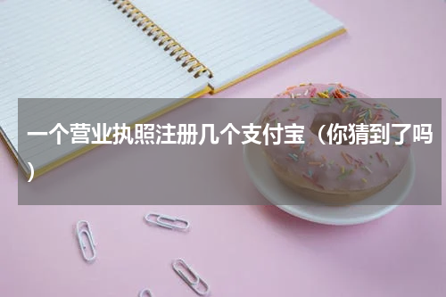 一个营业执照注册几个支付宝（你猜到了吗）