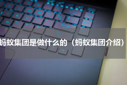 蚂蚁集团是做什么的（蚂蚁集团介绍）