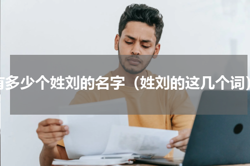 有多少个姓刘的名字（姓刘的这几个词）