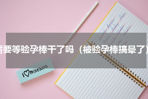 需要等验孕棒干了吗（被验孕棒搞晕了）