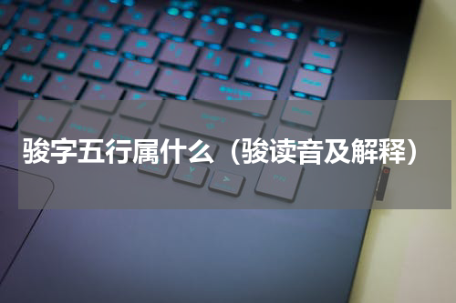 骏字五行属什么（骏读音及解释）