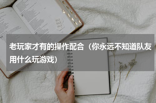 老玩家才有的操作配合（你永远不知道队友用什么玩游戏）