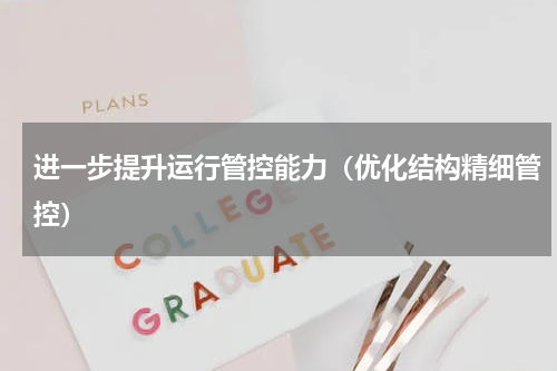 进一步提升运行管控能力（优化结构精细管控）