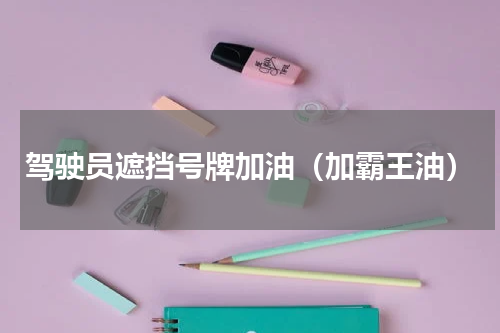 驾驶员遮挡号牌加油（加霸王油）