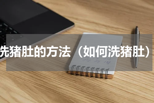 洗猪肚的方法（如何洗猪肚）