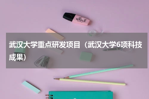 武汉大学重点研发项目（武汉大学6项科技成果）
