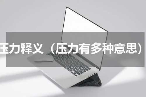 压力释义（压力有多种意思）