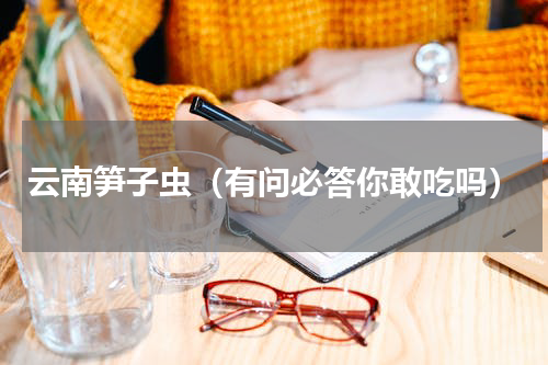 云南笋子虫（有问必答你敢吃吗）