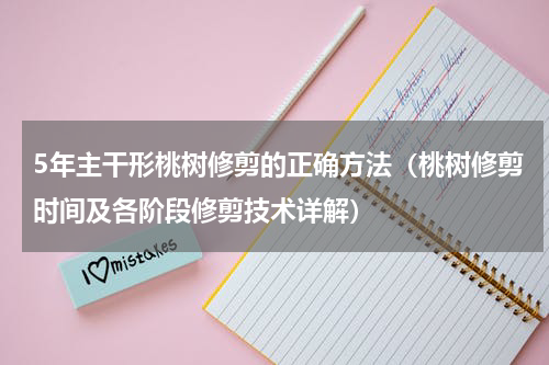 5年主干形桃树修剪的正确方法（桃树修剪时间及各阶段修剪技术详解）