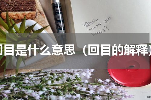回目是什么意思（回目的解释）