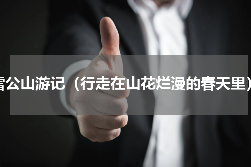 雷公山游记（行走在山花烂漫的春天里）