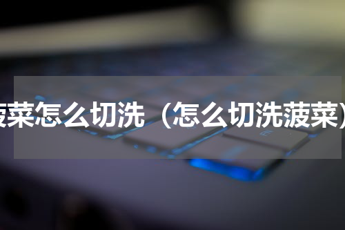 菠菜怎么切洗（怎么切洗菠菜）