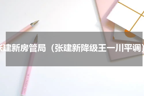 张建新房管局（张建新降级王一川平调）