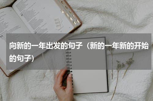 向新的一年出发的句子（新的一年新的开始的句子）