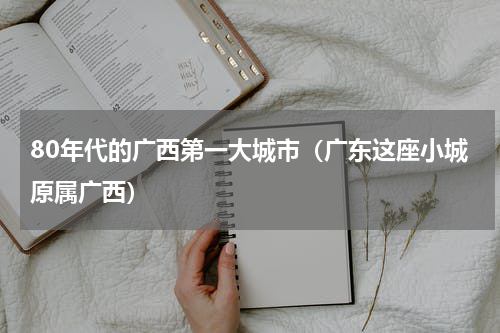80年代的广西第一大城市（广东这座小城原属广西）