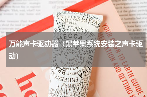 万能声卡驱动器（黑苹果系统安装之声卡驱动）