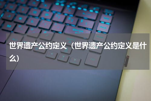 世界遗产公约定义（世界遗产公约定义是什么）