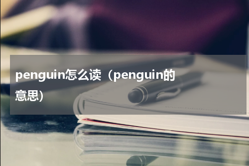 penguin怎么读（penguin的意思）