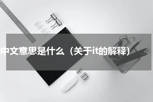 it中文意思是什么（关于it的解释）