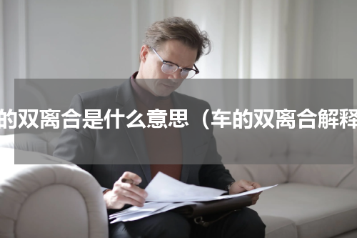 车的双离合是什么意思（车的双离合解释）