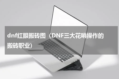 dnf红眼搬砖图（DNF三大花哨操作的搬砖职业）