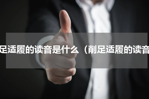削足适履的读音是什么（削足适履的读音）