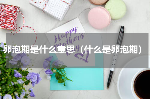 卵泡期是什么意思（什么是卵泡期）
