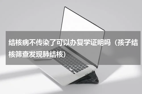 结核病不传染了可以办复学证明吗（孩子结核筛查发现肺结核）