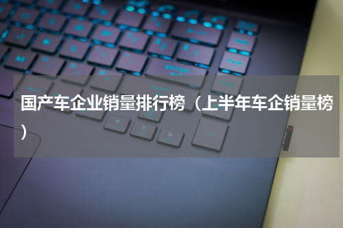 国产车企业销量排行榜（上半年车企销量榜）