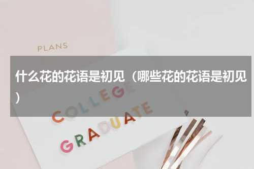 什么花的花语是初见（哪些花的花语是初见）
