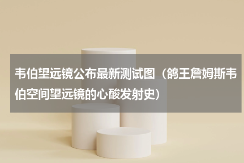 韦伯望远镜公布最新测试图（鸽王詹姆斯韦伯空间望远镜的心酸发射史）