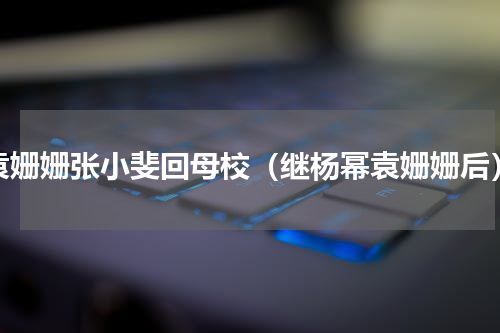 袁姗姗张小斐回母校（继杨幂袁姗姗后）