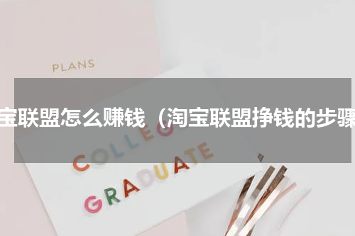 淘宝联盟怎么赚钱（淘宝联盟挣钱的步骤）