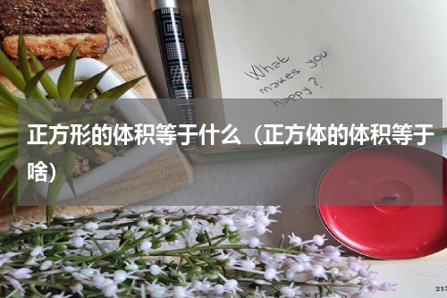 正方形的体积等于什么（正方体的体积等于啥）