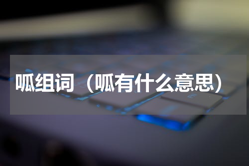 呱组词（呱有什么意思）