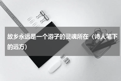 故乡永远是一个游子的灵魂所在（诗人笔下的远方）