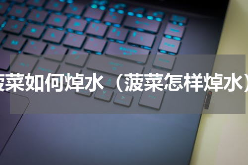 菠菜如何焯水（菠菜怎样焯水）