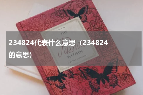234824代表什么意思（234824的意思）