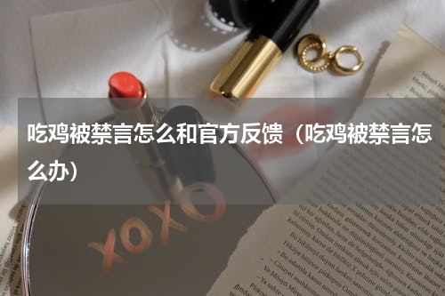 吃鸡被禁言怎么和官方反馈（吃鸡被禁言怎么办）